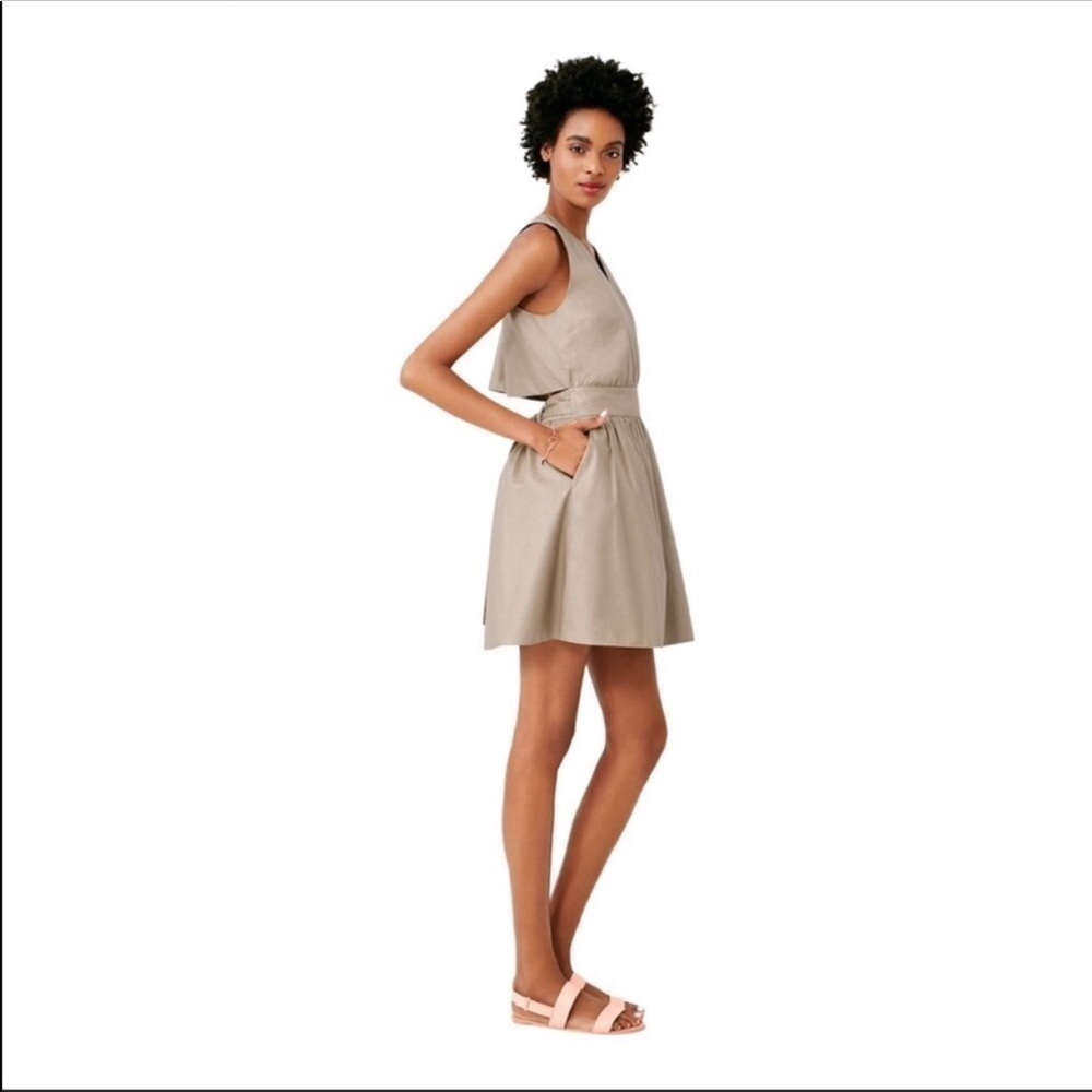 Saturday Kate Spade Emerald Green Cutout Dress 0